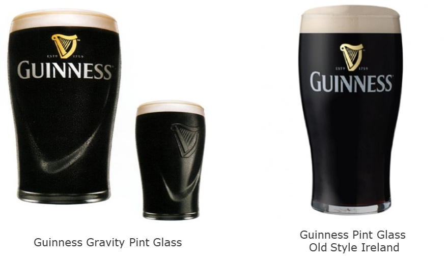 Guiness glasses